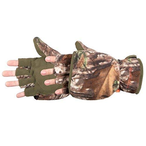 Manzella Women's Bowhunter Convertible Glove/Mitten, Realtree Xtra