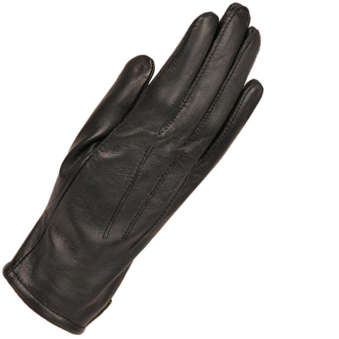 Wilsons Leather Womens Nappa Three Point Leather Glove W/Fauxfur Lining