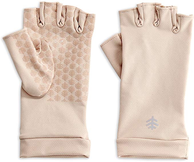 Coolibar UPF 50+ Unisex Fingerless Sun Gloves - Sun Protective