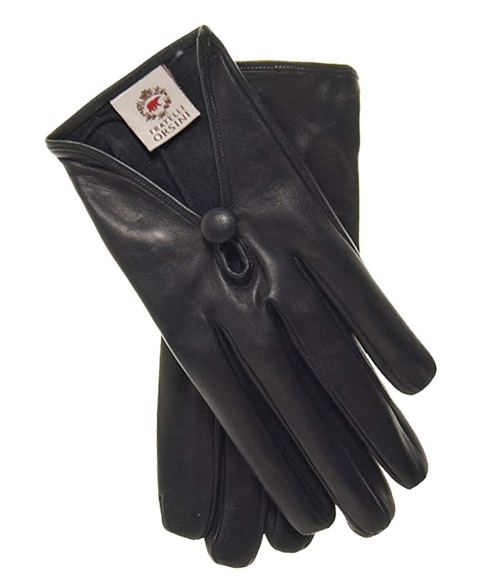 Fratelli Orsini Women's Italian Silk Lined Leather Gloves