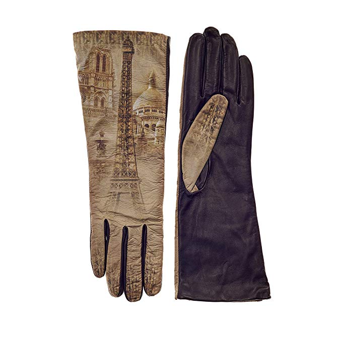 ICON for Grandoe Leather Women's Long Lined Gloves - PARIS