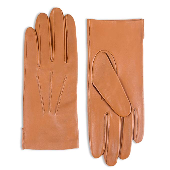 YISEVEN Women's Unlined Leather Gloves Italian Lambskin