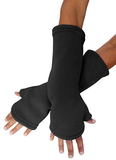 Janska Women's Soft Fleece Arm Warmers - One Size