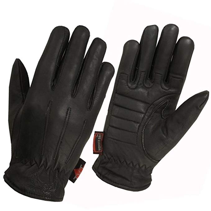 Ladies Winter Driving and Police Gloves Lined Water Resistant Leather