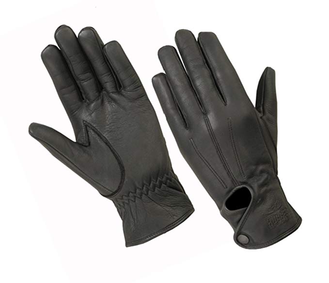 Ladies Water Resistant Leather Driving Glove, Motorcycles, Casual Wear, Second Skin Fit Unlined Glove