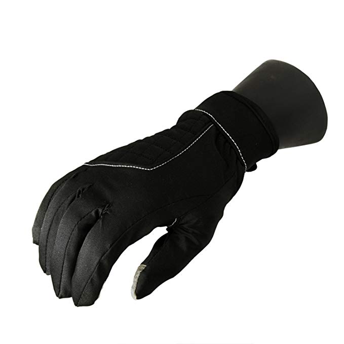 Women's Black Softshell Thinsulate Touchscreen Sport Gloves - Medium