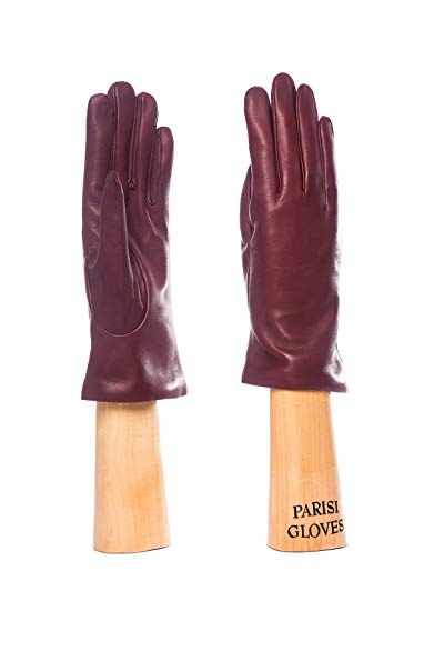 Parisi Gloves - Italian Leather Gloves for Woman - Rabbit fur lining - 2Pr