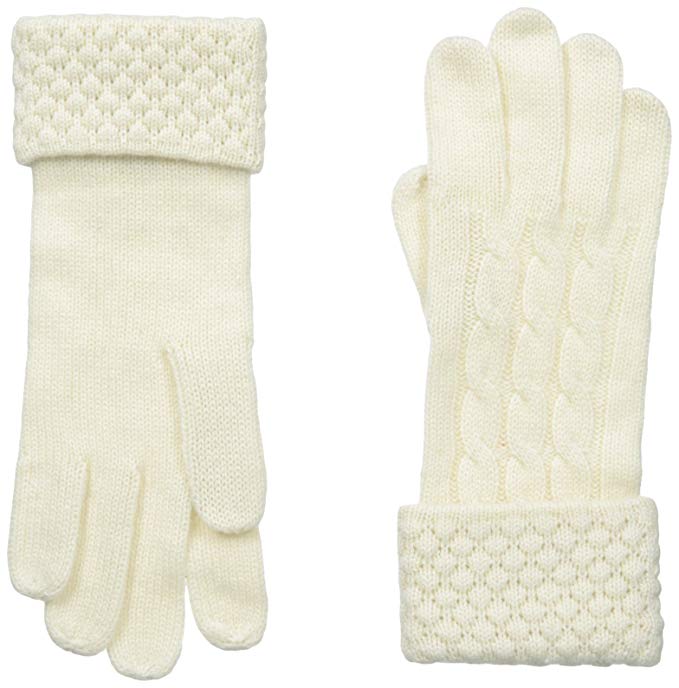 Phenix Cashmere Women's Cashmere-Blend Knit Gloves