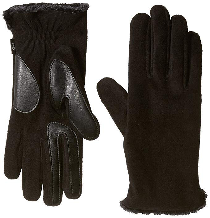 Isotoner Women’s Stretch Fleece Touchscreen Texting Cold Weather Gloves with Warm, Soft Lining