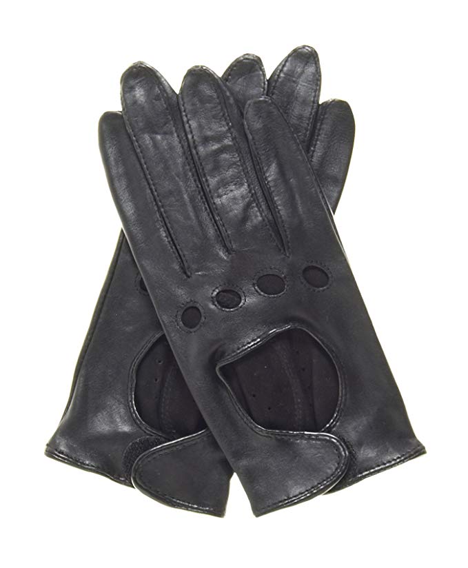 Pratt and Hart Women's Womens Leather Driving Gloves