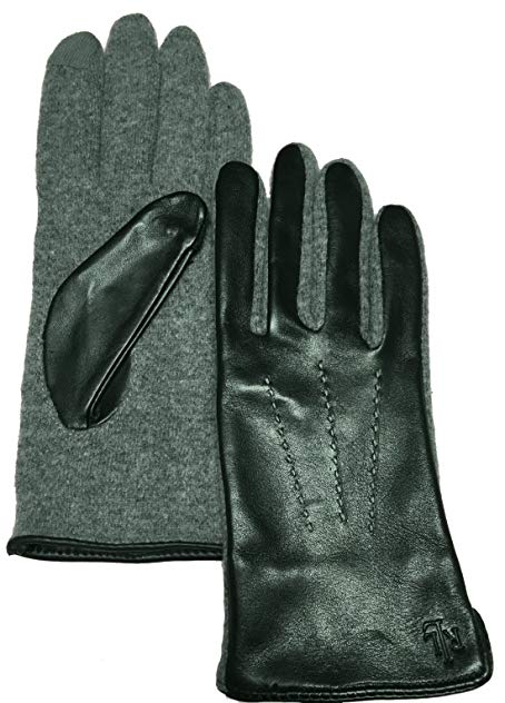 Lauren Ralph Lauren Leather & Wool The Touch Gloves