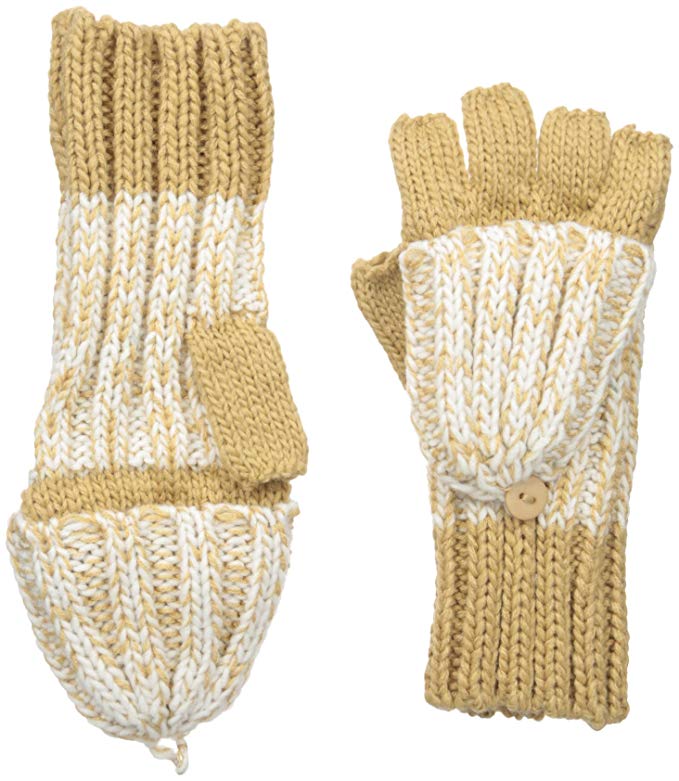 RAMPAGE Women's Marled Convertible Knit Gloves