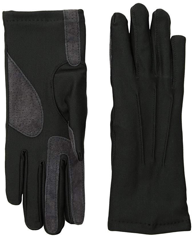 Isotoner Women’s Spandex Cold Weather Stretch Gloves with Warm Fleece Lining