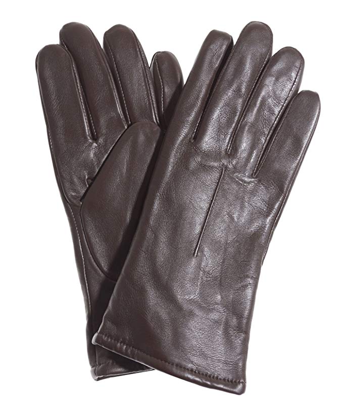 Pratt and Hart Women's Classic Sherpa Lined Leather Gloves