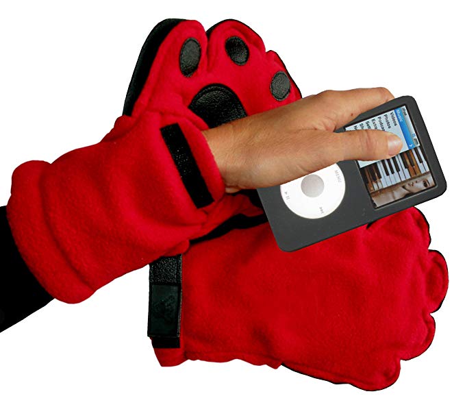 BearHands ThinsulateTM Fleece Mittens - with handy flap! (Adult)