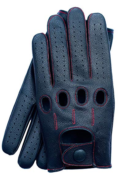 Riparo Women's Unlined Leather Driving and Riding Gloves