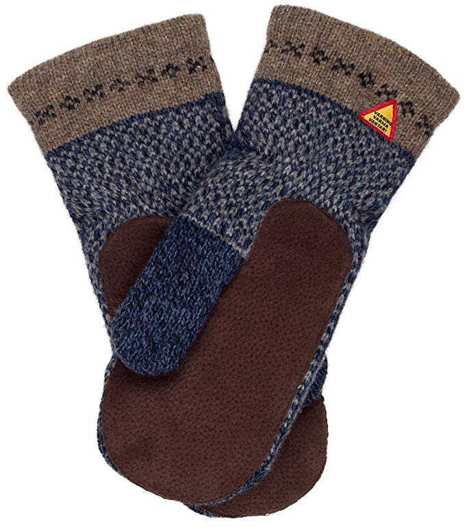 Öjbro Swedish made 100% Merino Wool Soft Thick & Extremely Warm Suede Palm Mittens (as Featured by the Raynauds Assn)